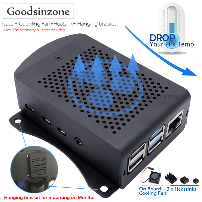 냉각 팬 방열판 키트가 포함된 Raspberry Pi  - Argon One V3 M.2 Nvme Case 리뷰 및 가격