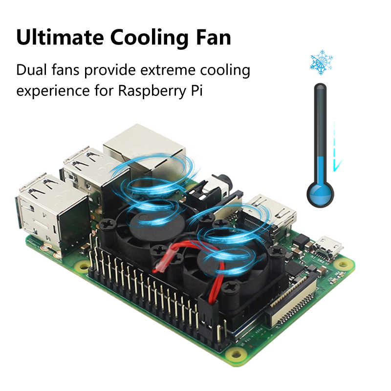 방열판 냉각 시스템이 포함된 Raspberry Pi 4 - Raspberry Pi Water Cooling Kit 리뷰 및 가격